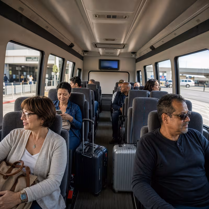 Oakland Airport Transportation fleet vehicle