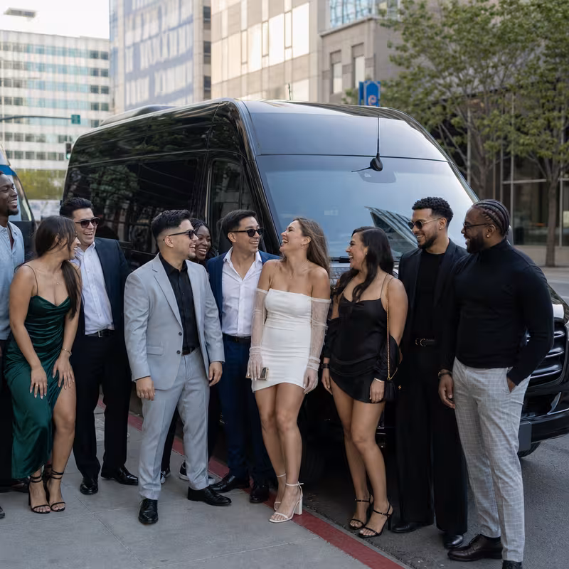 Oakland Bachelor & Bachelorette Transportation fleet vehicle