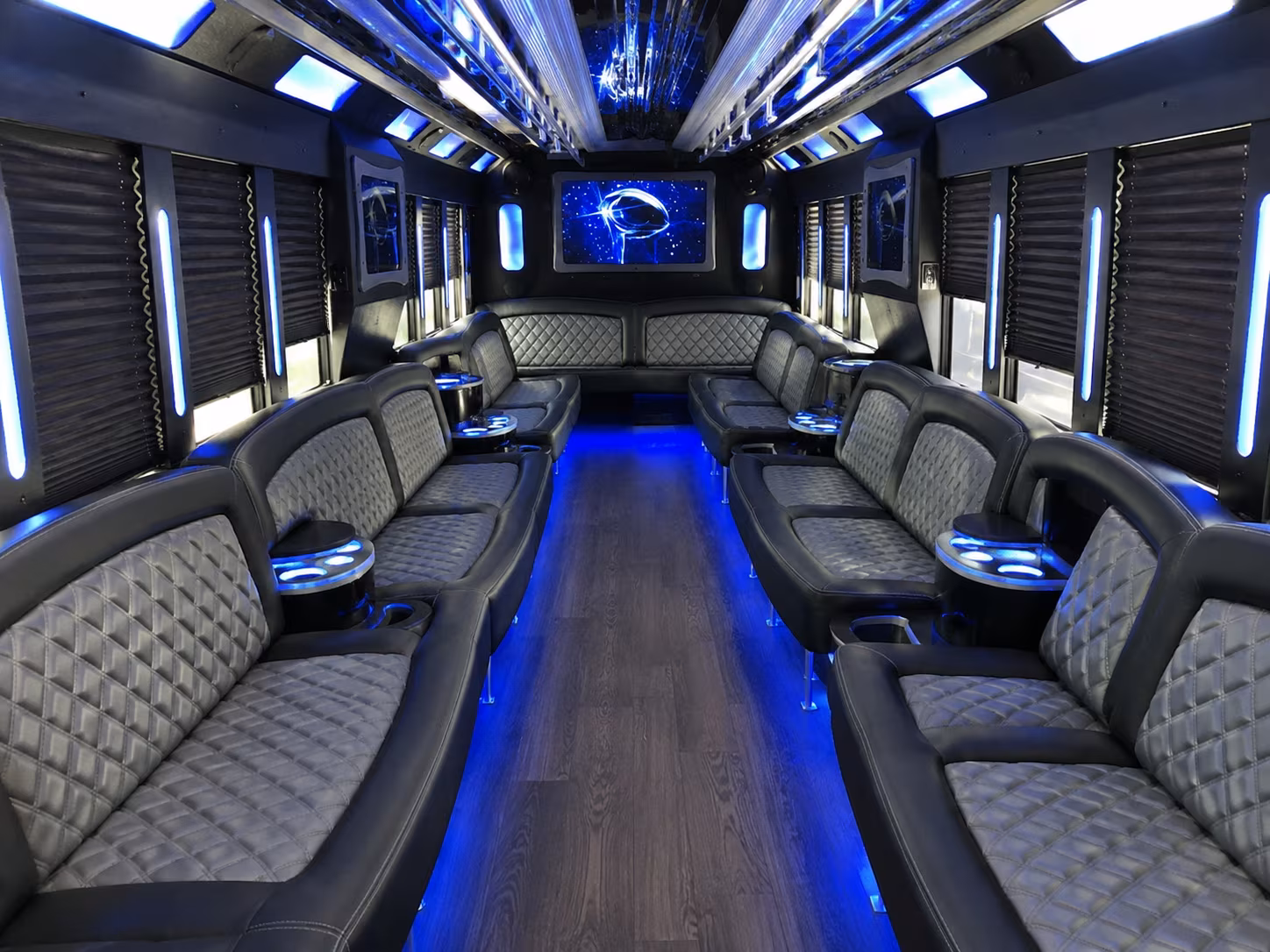 Oakland Bachelor & Bachelorette Transportation party bus exterior