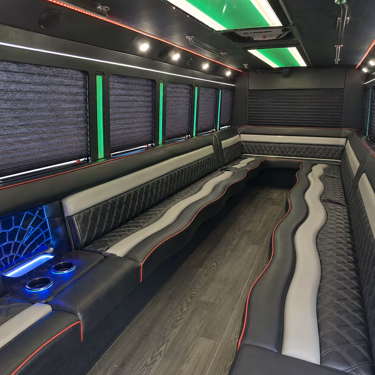 Oakland Bachelor & Bachelorette Transportation party bus exterior