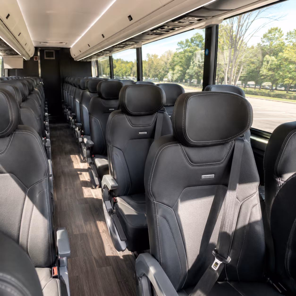 Oakland Corporate Transportation party bus exterior