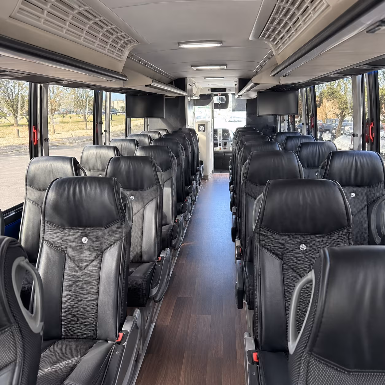 Oakland Corporate Transportation party bus interior