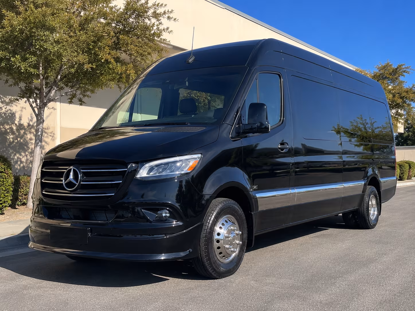 Oakland School Event Transportation party bus exterior