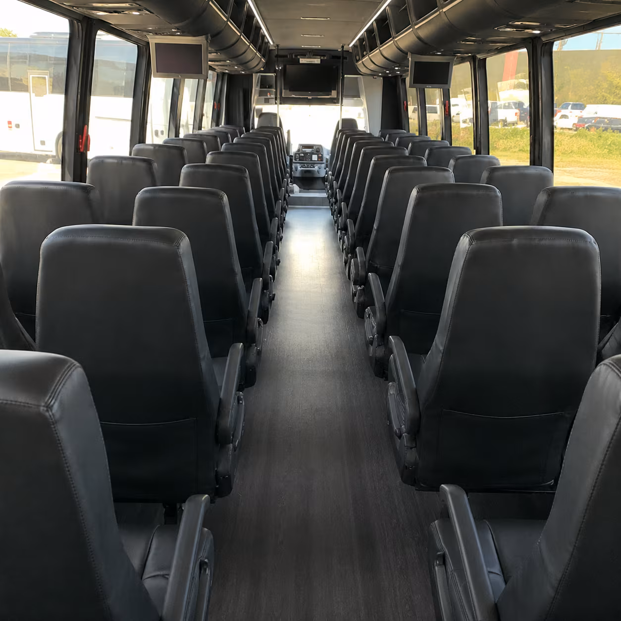 Oakland School Event Transportation party bus exterior