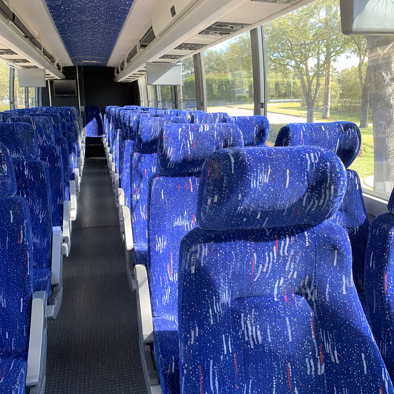 Oakland School Event Transportation party bus exterior