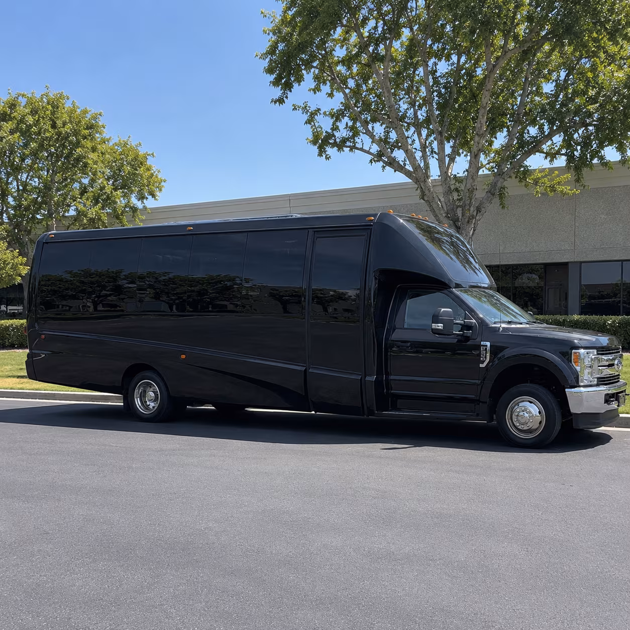 Oakland Sporting Event Transportation party bus exterior