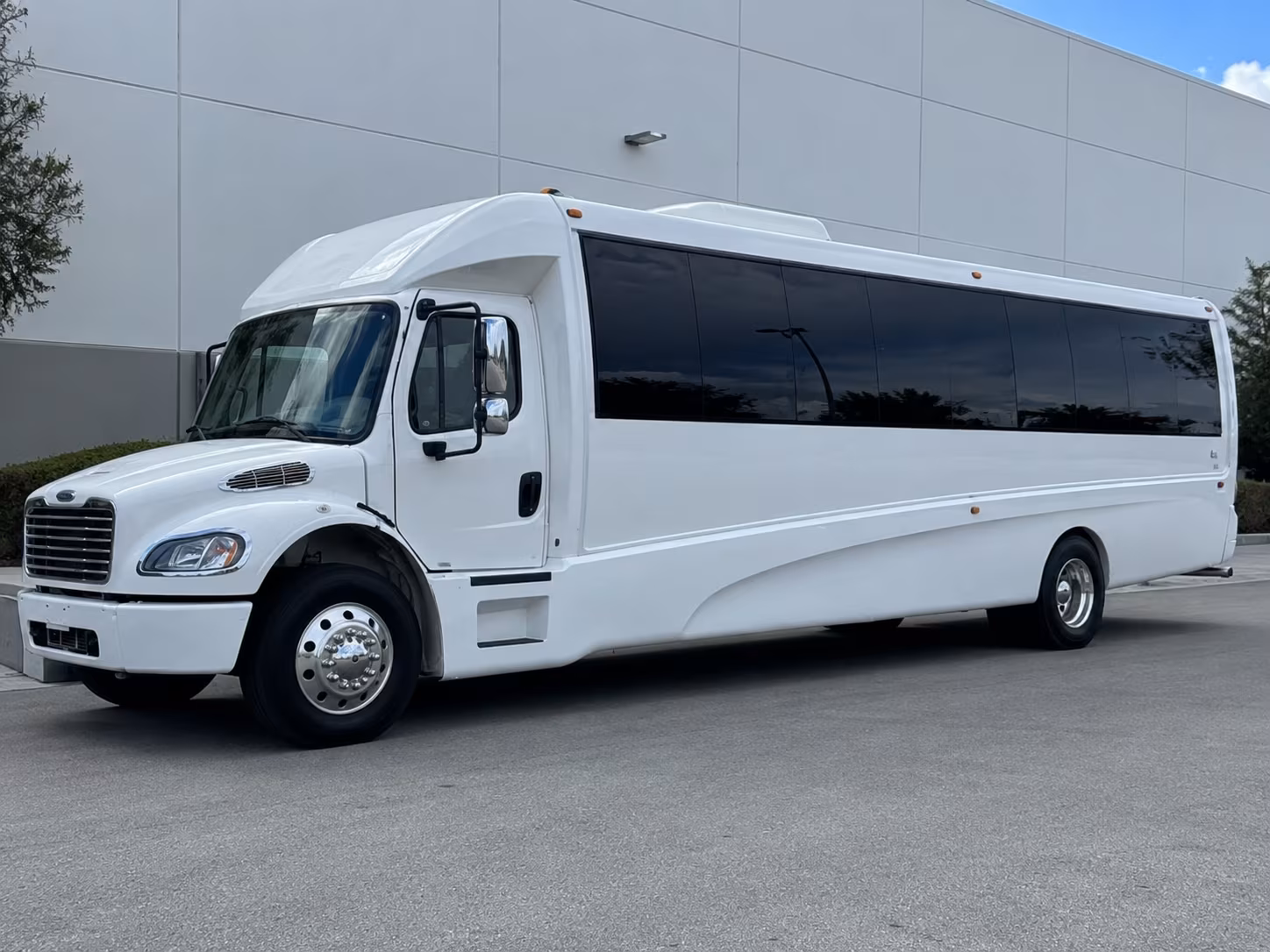 Oakland Sporting Event Transportation party bus exterior