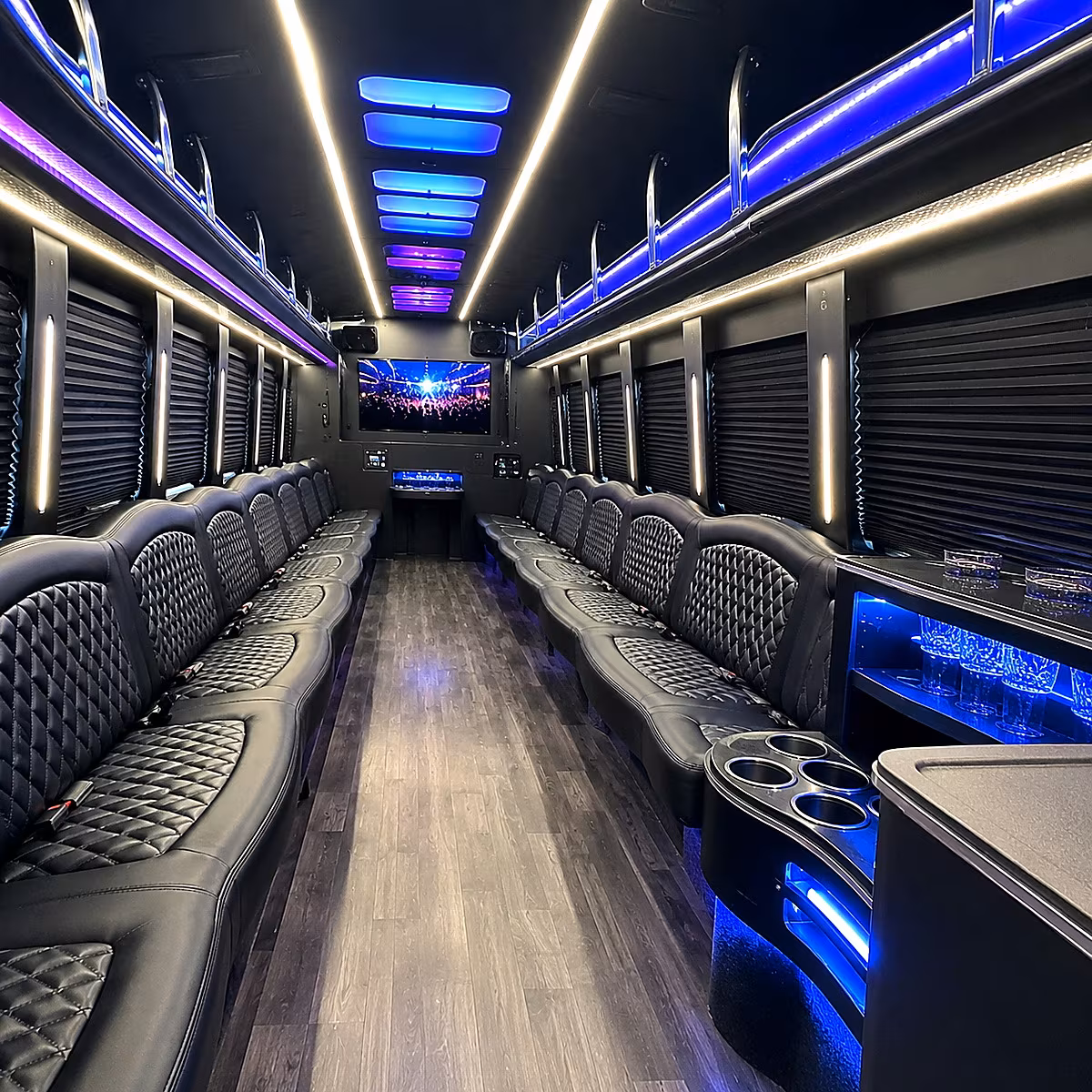 Oakland Sporting Event Transportation onboard seating