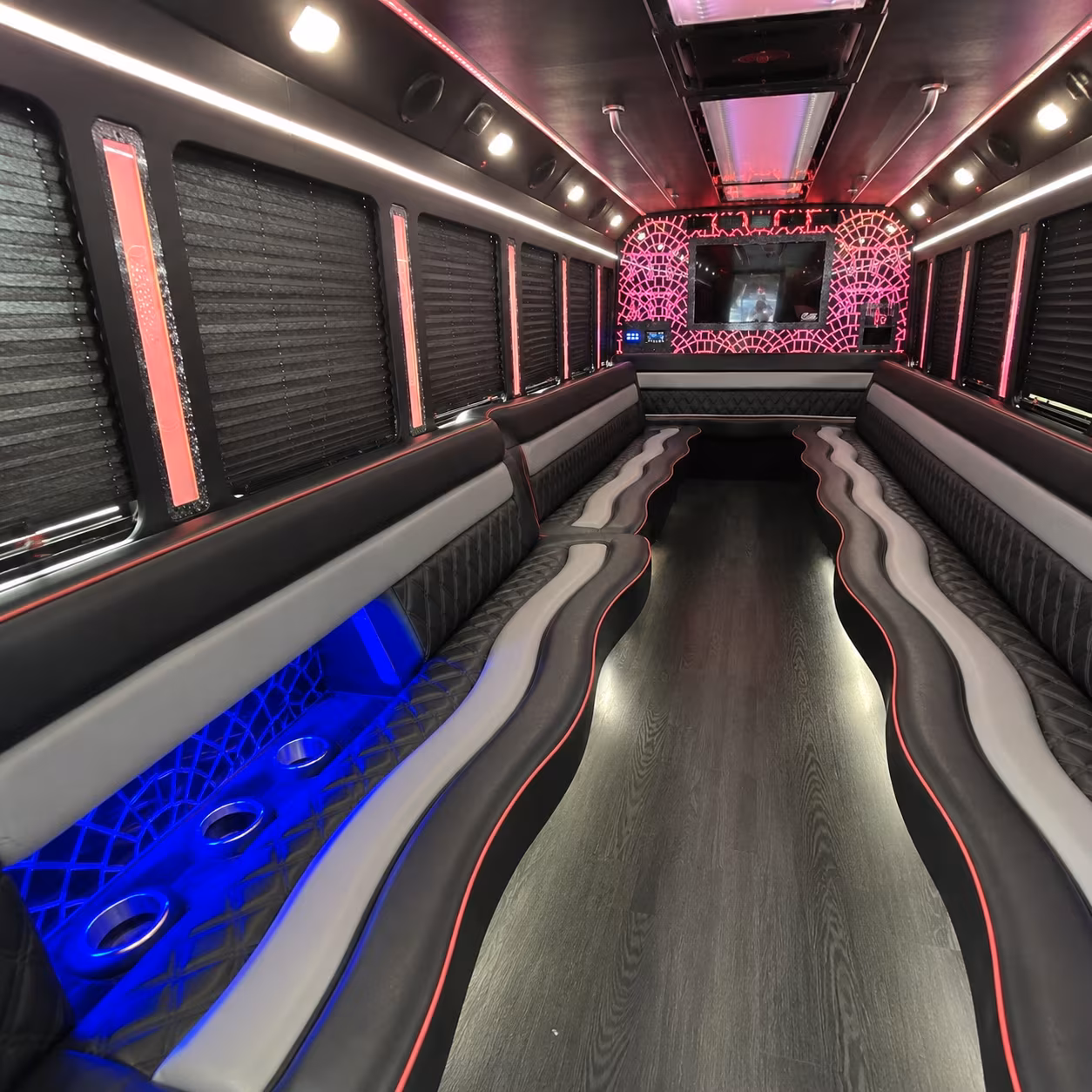 Oakland Sporting Event Transportation party bus exterior