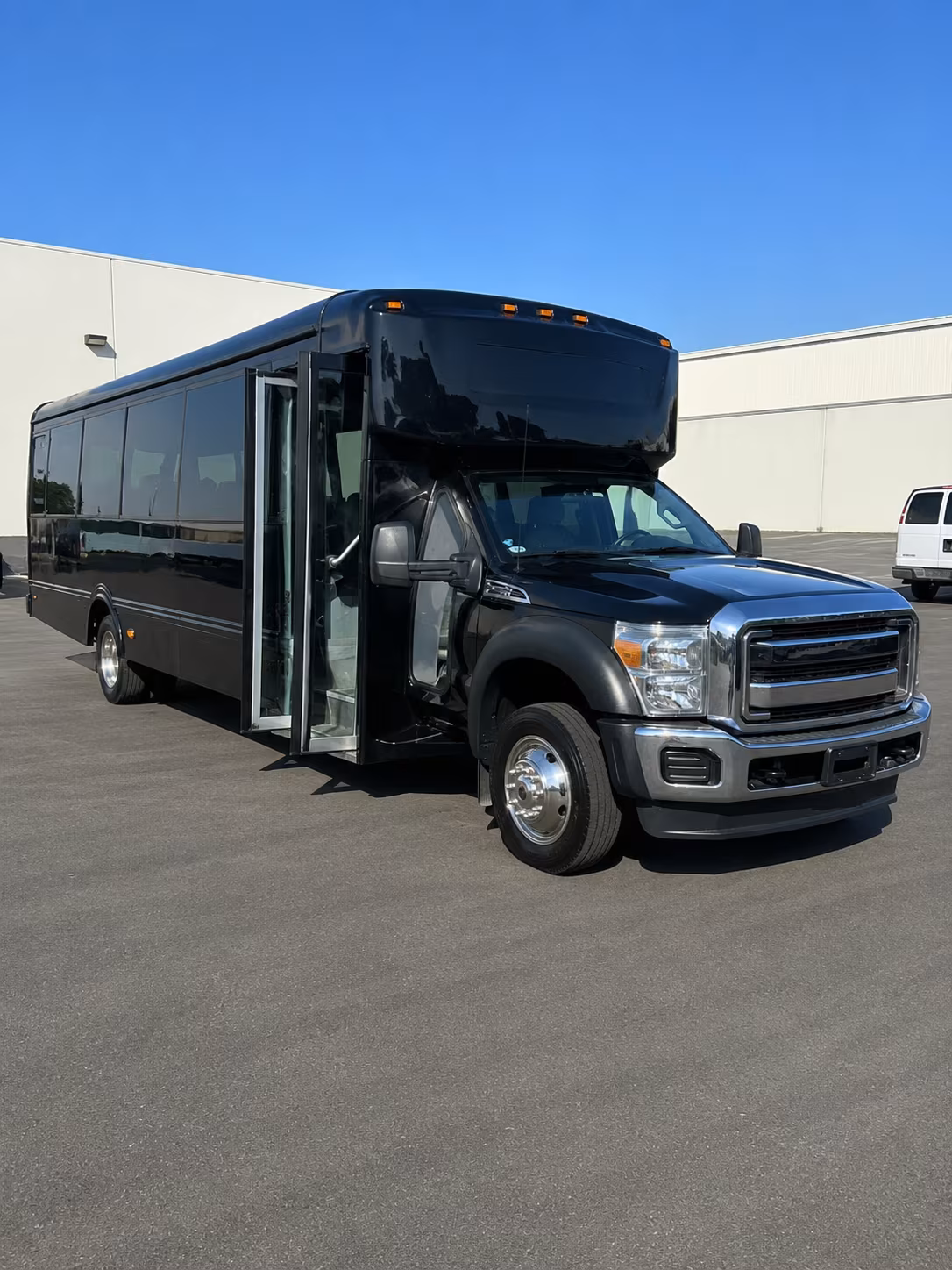 Oakland Wedding Transportation party bus exterior