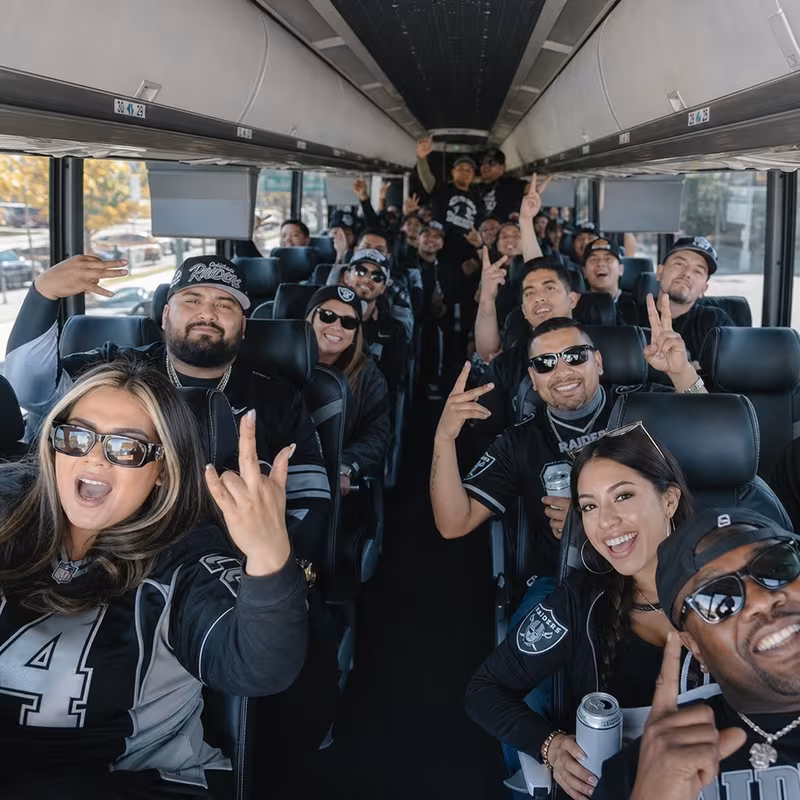 Black Mercedes Sprinter van staged for an Oakland Sporting Event Transportation group