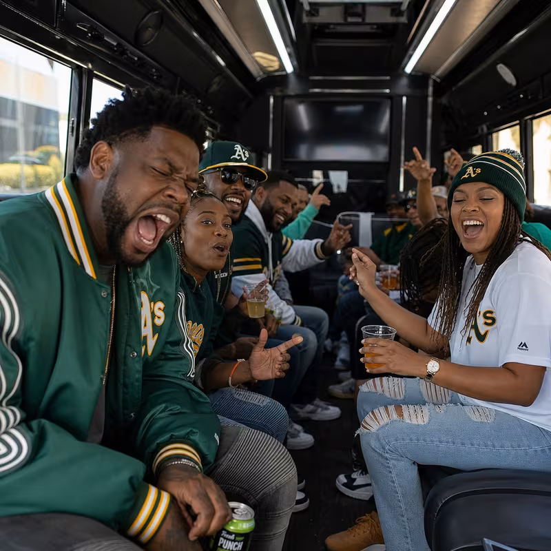 Oakland Sporting Event Transportation fleet vehicle